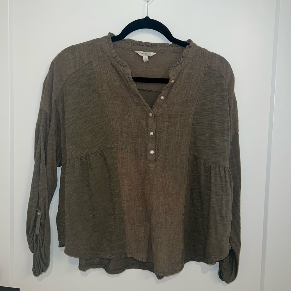 Long Sleeve Lucky Brand Top